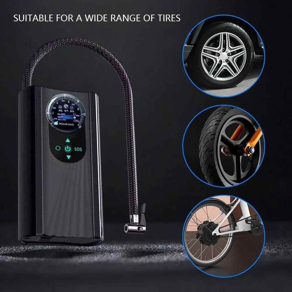 Portable Electric Air Compressor with Digital Pressure Display