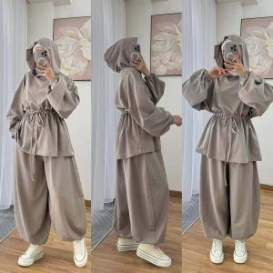 Women Modest Two-Piece Outfit