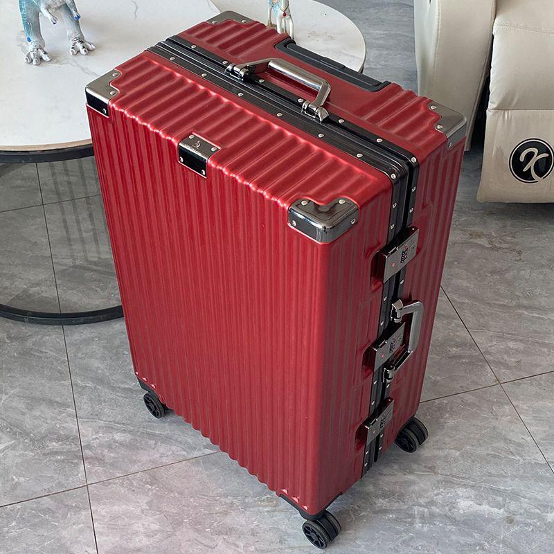 Premium Hard Shell Aluminum Frame Travel Suitcase with Spinner Wheels