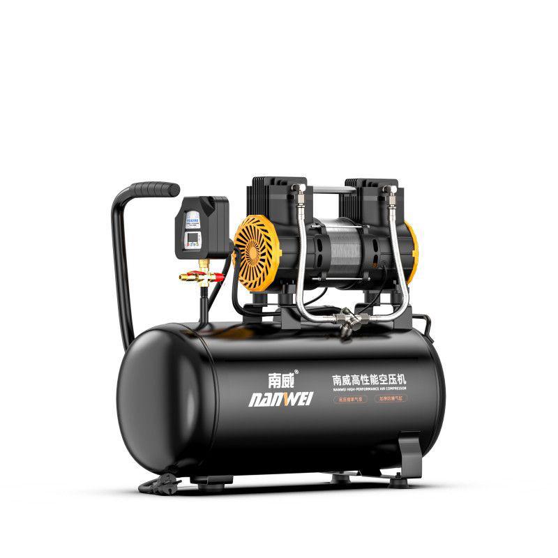 Silent Oil-Free Air Compressor with Dual Motor and Large Tank